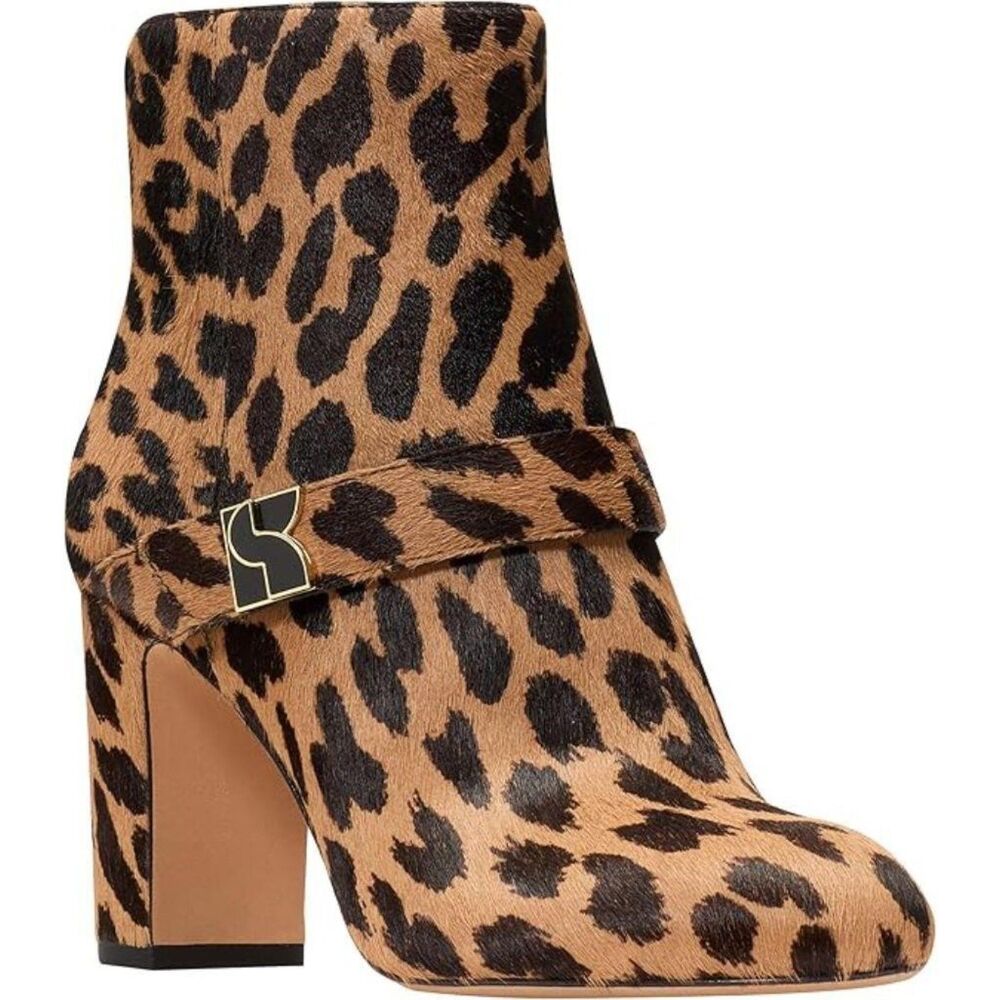 Kate Spade New York Women's Dakota Zip Up Heeled Bootie - Tobacco Multi, - 8.5.